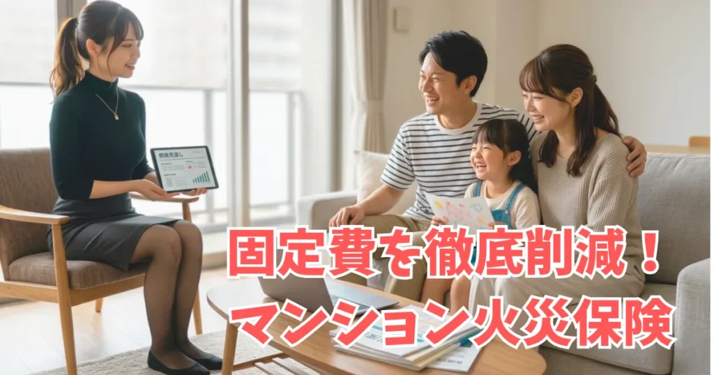 リビングで仲睦まじく笑い合う3人家族を、温かい微笑みで見守るあおい（28歳、マンション管理コンサルタント）。